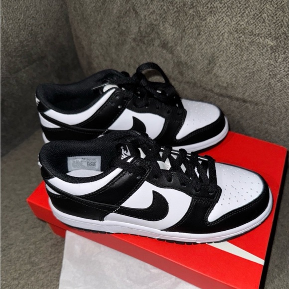 Nike Black and White Dunk Sneakers